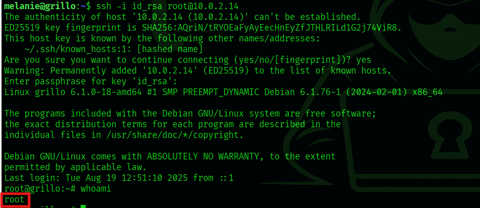 Acceso root